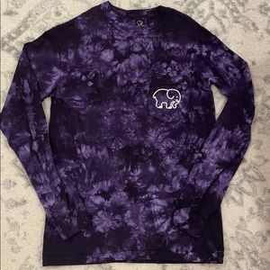 Ivory Ella Purple Tie Dye Long Sleeve